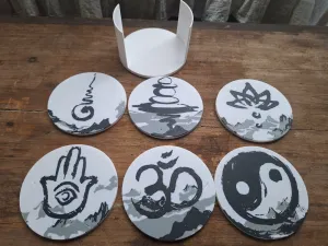 Posavasos Lienzo Zen