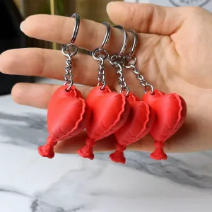 Heart Pillow Keychain: Cutest Carry-Along Ever! Cute Love