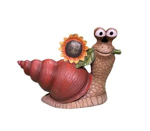 Forest Snail with a Flower