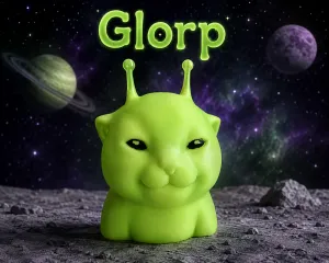 Glorp Alien Cat Meme