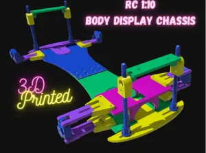 RC Car 1:10 Bodyshell Display Chassis