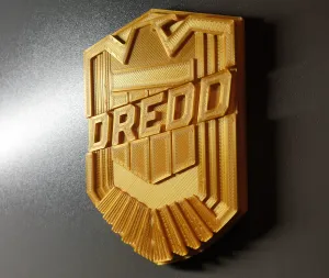 Judge Dredd Chest Badge Prop 2012 Movie Inspired