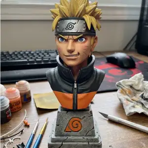 Naruto Uzumaki Bust | Anime Ninja Statue