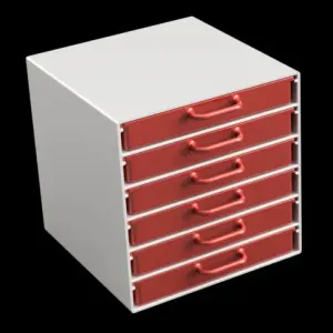 Desk cabinet with drawers