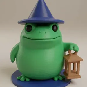 Moonlight Frog Lantern Wizard – Saw3D