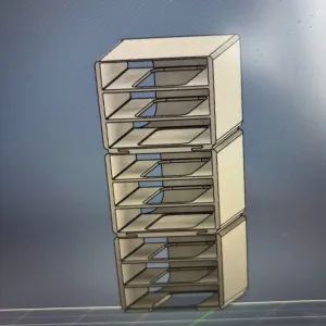Stackable Card Deck "Shelf"