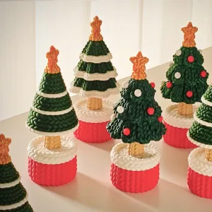 Knitted Christmas Tree Collection 针织圣诞树合集摆件|螺纹组装|免支撑易打印