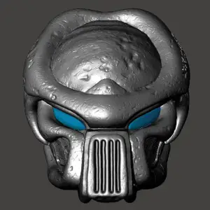 PREDATOR BIOMASK RAM LOST TRIBE WARRIOR HELMET MASK- HI-POLY