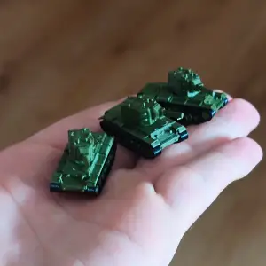 Tiny KV-2 soviet tank model