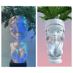 GODDESS FLOWER POT / VASE