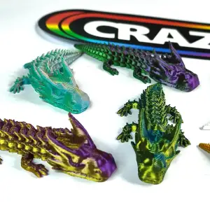 Ultra articulated Dragon - baby (normal + keychain version)