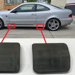 Caches latéraux Mercedes W208 CLK