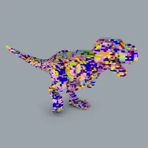 Legofied Tyrannosaurus Rex