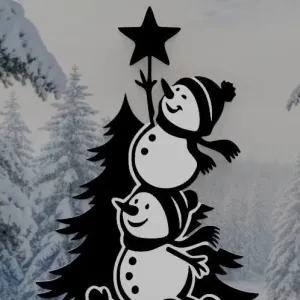 A pile of snowmen
