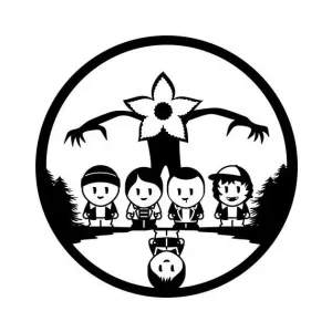 Arte de pared Stranger thing