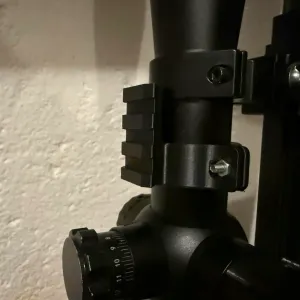 R.I.S. rail holder for 30mm riflescope