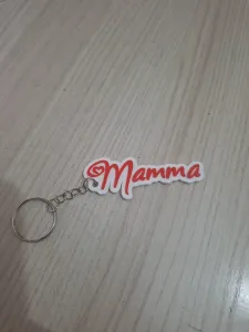 Keychain Mamma - Love stile - Name Tag
