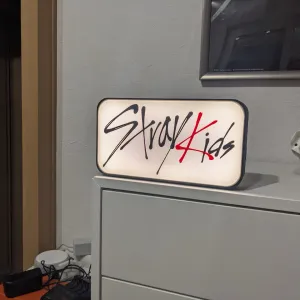 Stray kids lightbox diffuser and logo