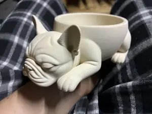 French Bulldog candy bowl