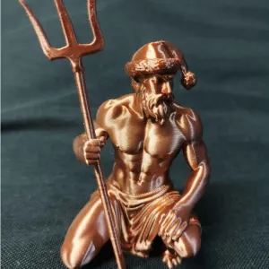 Christmas Poseidon Neptune the Sea King – Kneeling Trident