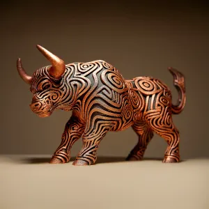 Designer BULL Sculpture