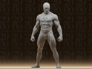 #137 Muscular Spider-man Superhero Statue