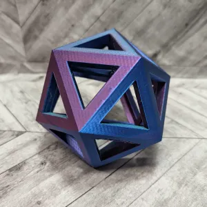 Hollow Icosohedran - 20 Sided Shape