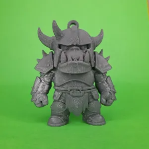 flexi Grimgor Ironhide chibi keychain , fridge magnet