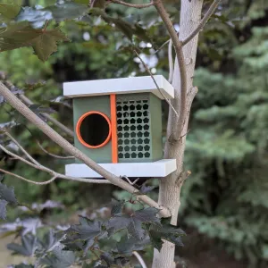 calico birdhouse