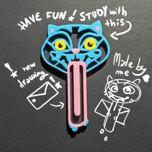 Derpy Tiger bookmark multicolor stl kpop demon hunters
