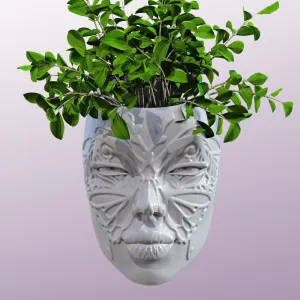 FACE WALL-MOUNT PLANTER ‘BUTTERFLY EDITION”