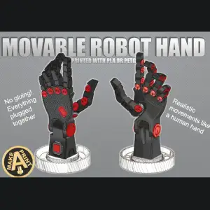 Poseable Robot Hand