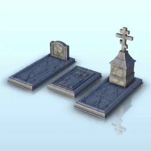 Graves 2 - terrain WW2 scenery modern miniatures
