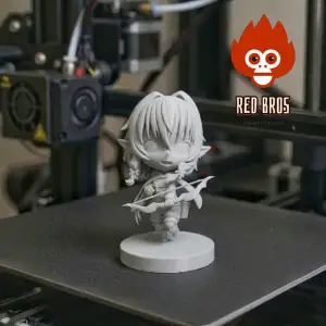 🔥 ¡Justo en el Blanco! – Elfa Arquera Chibi (Goblin Slayer)