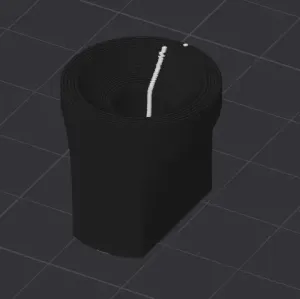 Sleek 19mm Universal Control Knob / Potentiometer Knob