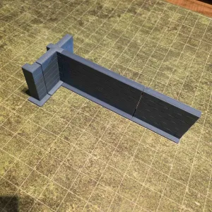Wall for role-playing mats 25mm x 25mm