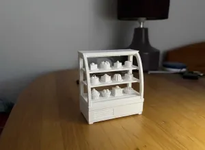 Bakery Display Case 1:12 Scale Dollhouse Furniture