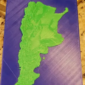 MAPA ARGENTINO CON RELIEVE