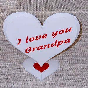 Heart - I Love You Grandpa