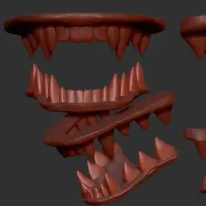 fursuit jaws зубы