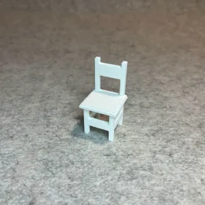 Dollhouse chair miniature house