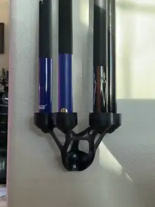 Wall mounted Pool Cue Holder