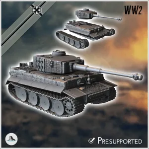 Panzer VI Tiger Ausf. E 1943 (middle) - miniatures warhammer
