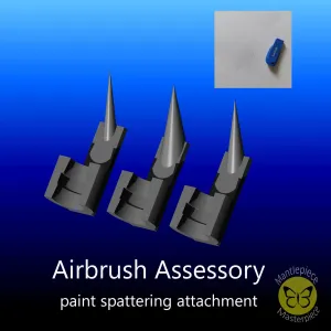 Airbrush Spatter Texture Attachment without pressure change