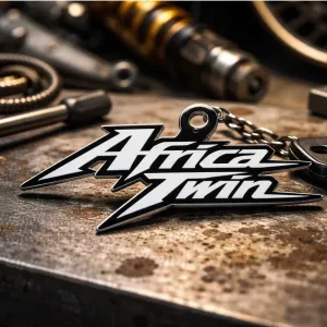 Africa Twin Keychain – 2 Color / Single Color Option