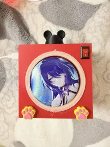 吧唧托,磁吸蓝牙音响旋转氛围灯版本