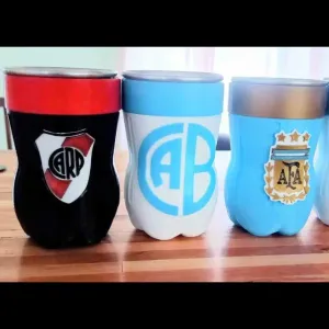 vaso recortado futbol