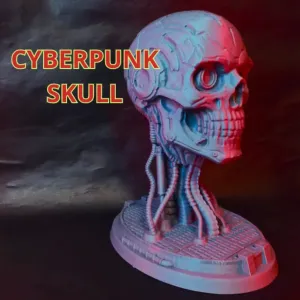 Cyberpunk Skull