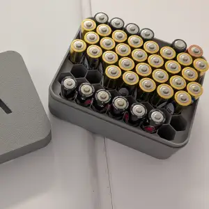 AA battery box, 52 pcs