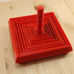 Square Fractal fidget With Handle
